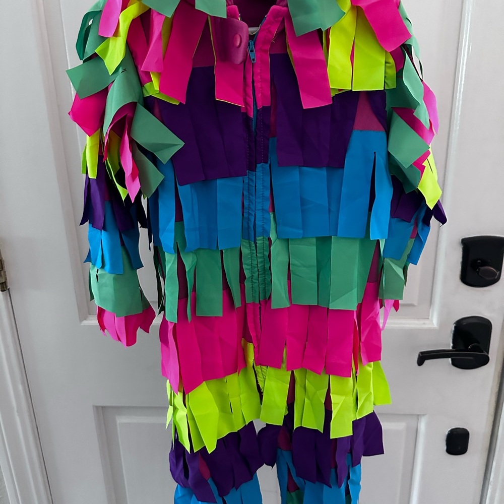 Halloween Costume by Tipsy Elves Colorful Piñata Onesie for Kids